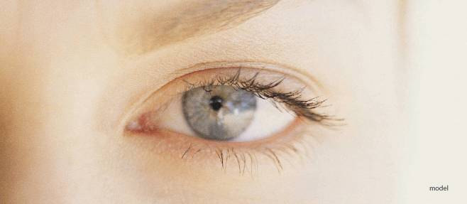 woman eye close up