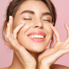 thumbnail smiling woman with clear skin